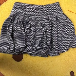 Checkered skirt